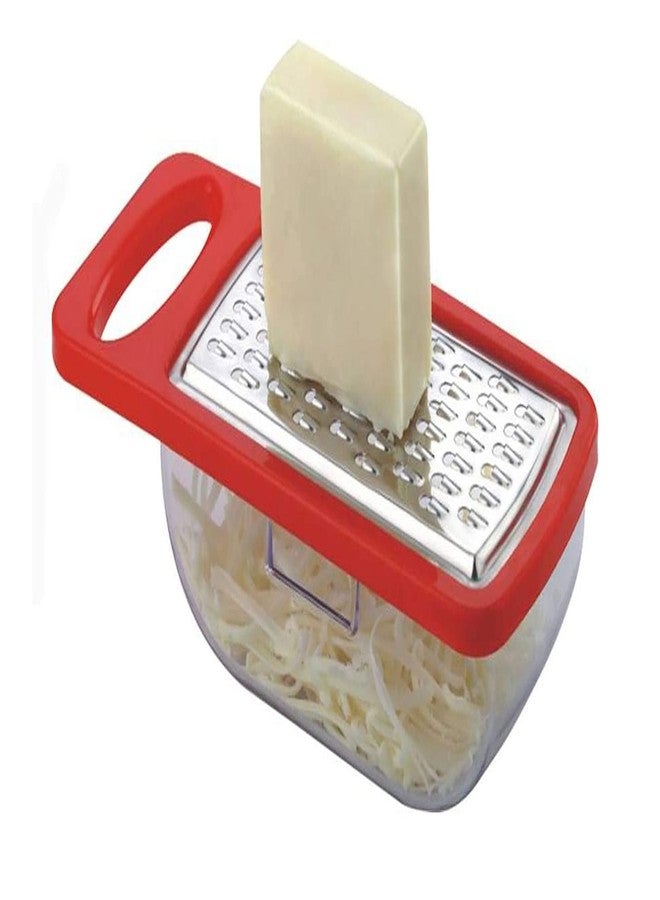 faas 1 PS Mini Cheese Garlic Ginger Grater with Unbreakable Clear Storage Container with Handle. (1-Piece) - Image 3